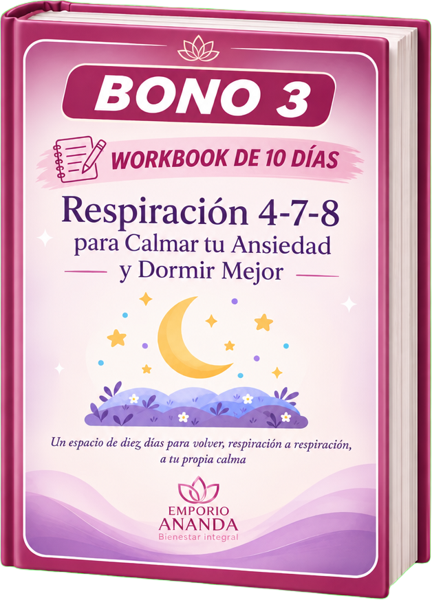 Portada del bono 3: Respiración 4-7-8, workbook de 10 días